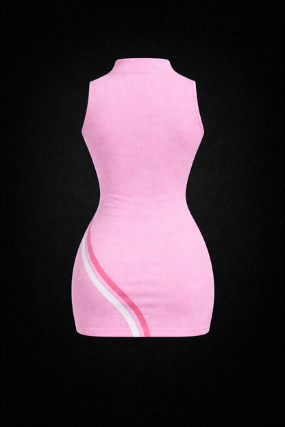 PURE VAULT Sculpt Mini Dress