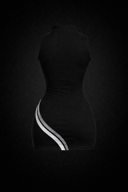 PURE VAULT Sculpt Mini Dress